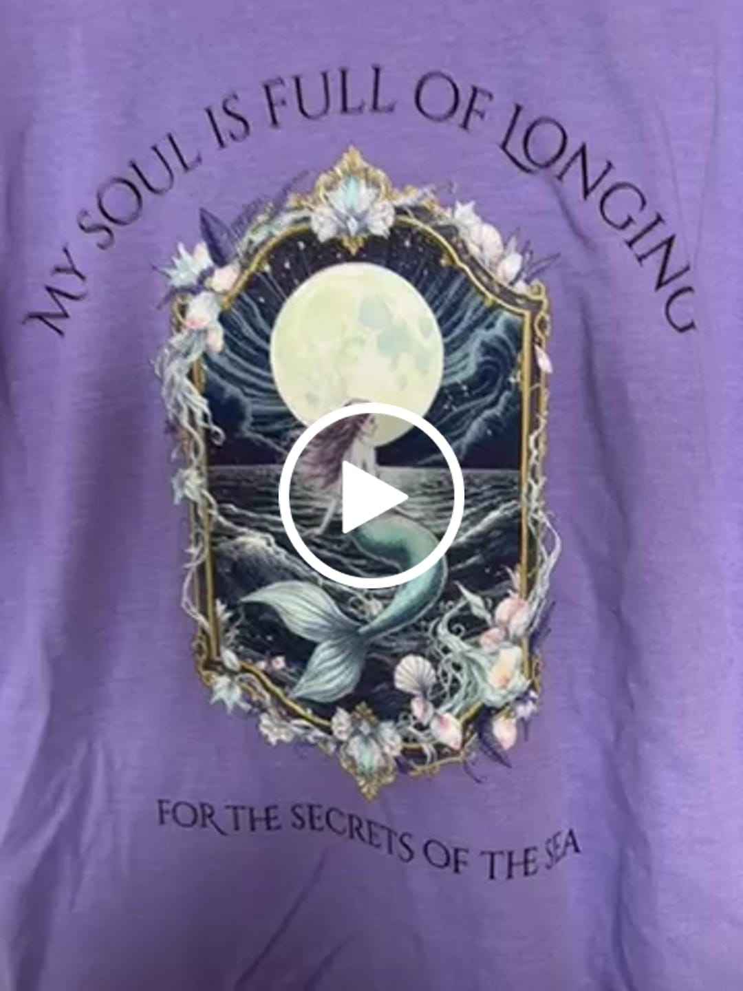 Customer video review of My Soul Is Full of Longing Long Sleeve Tee