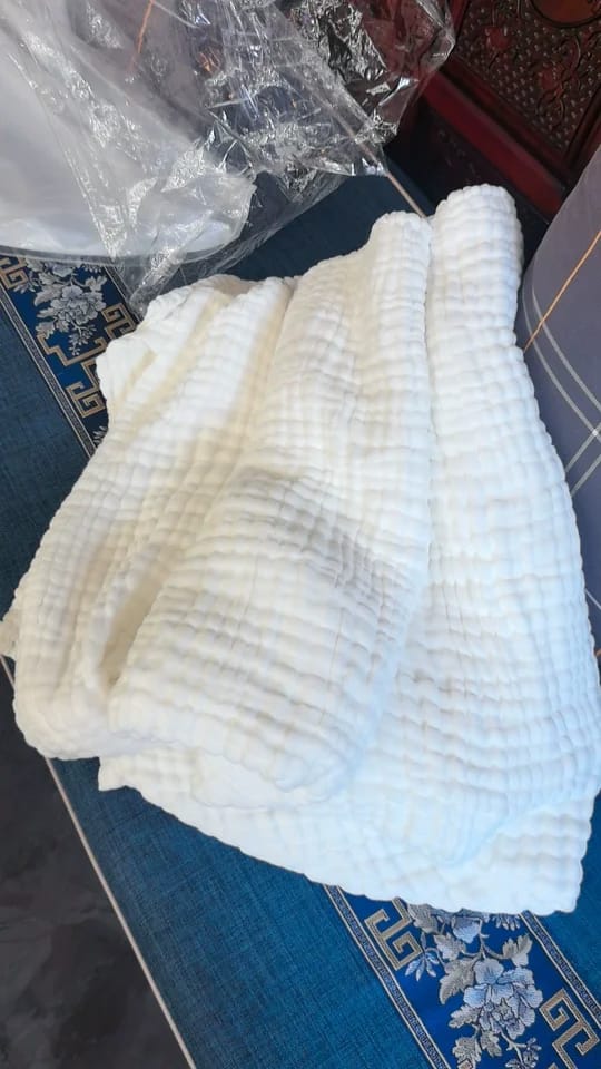 Customer photo review of Kuscheldecke Musselin für jede Jahreszeit