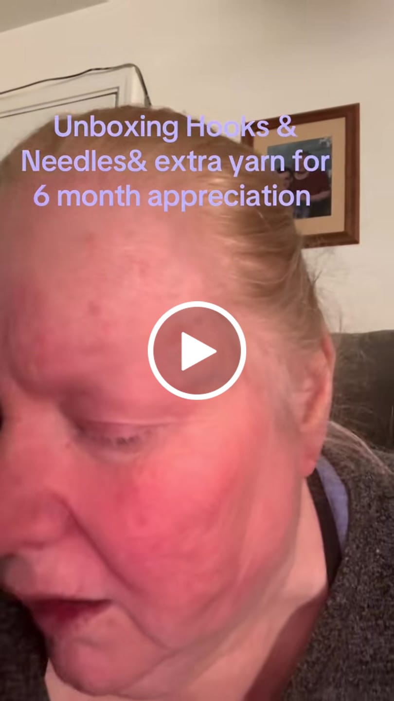 Customer video review of Hooks & Needles Subscription Box