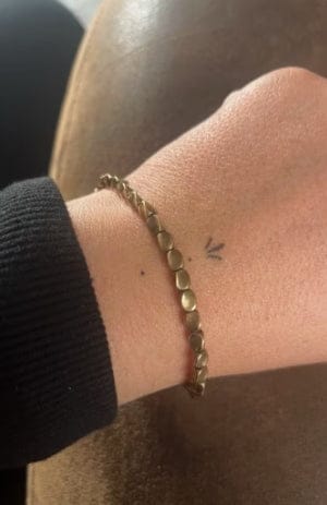 Customer photo review of FuAttract Wealth Attraction – Tibetan Copper Beads Multicolor String Bracelet