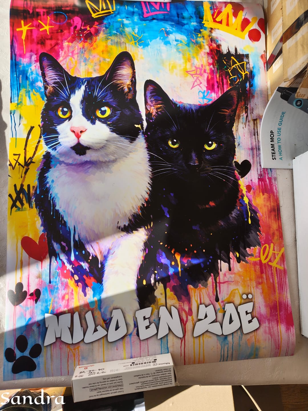 Customer photo review of Graffiti - Gepersonaliseerde Poster