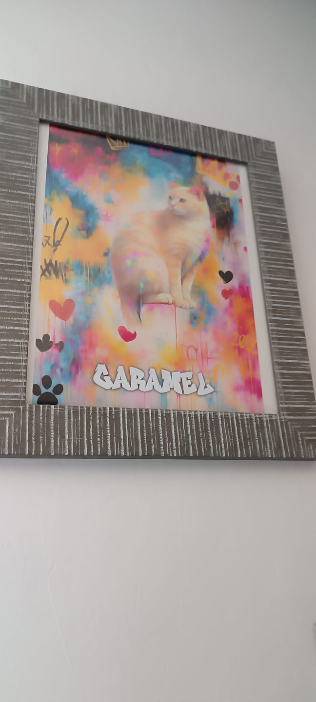 Customer photo review of Le graffiti - Poster personnalisé