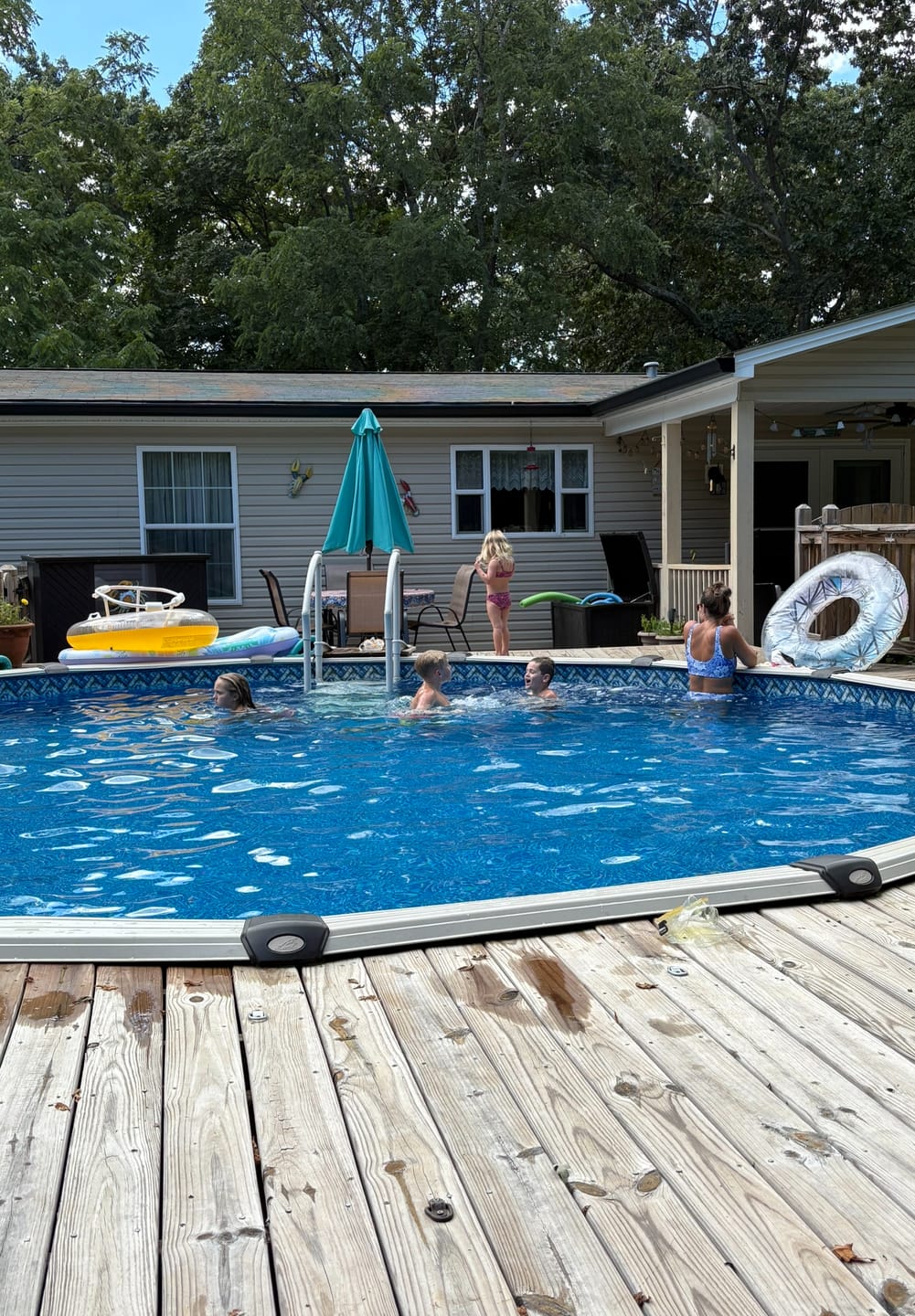 Customer photo review of GLB Aqua Silk Chlorine-Free Shock Oxidizer for Pools