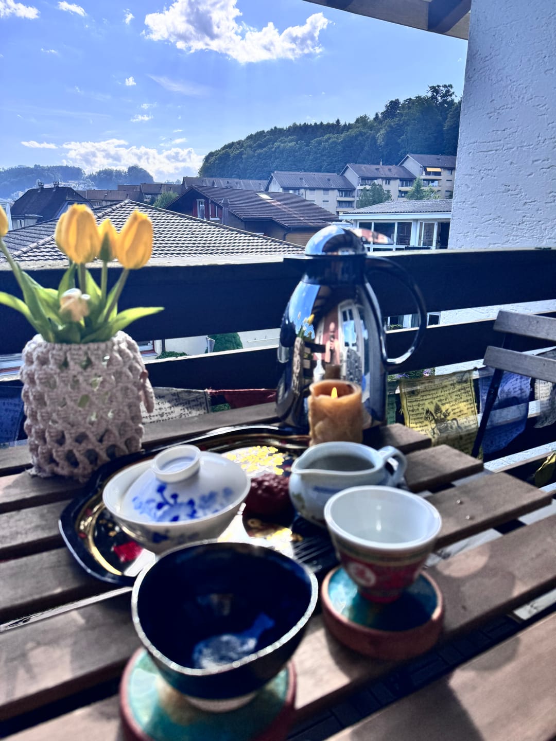 Customer photo review of On Taoism Jingyang Golden Flower Fu Brick Tea - 350g Cake (2020)