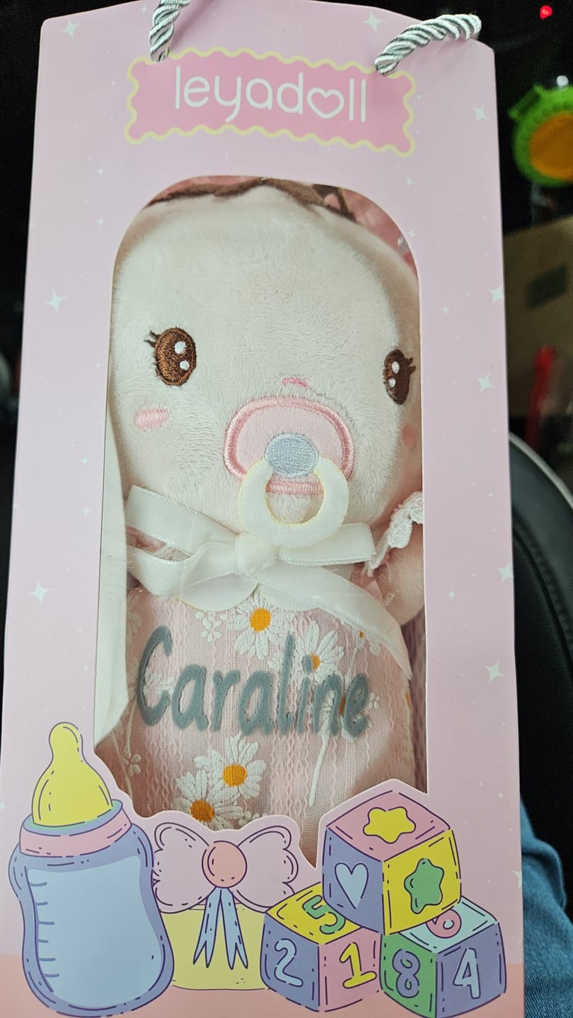 Customer photo review of Personalized Daisy Baby Girl