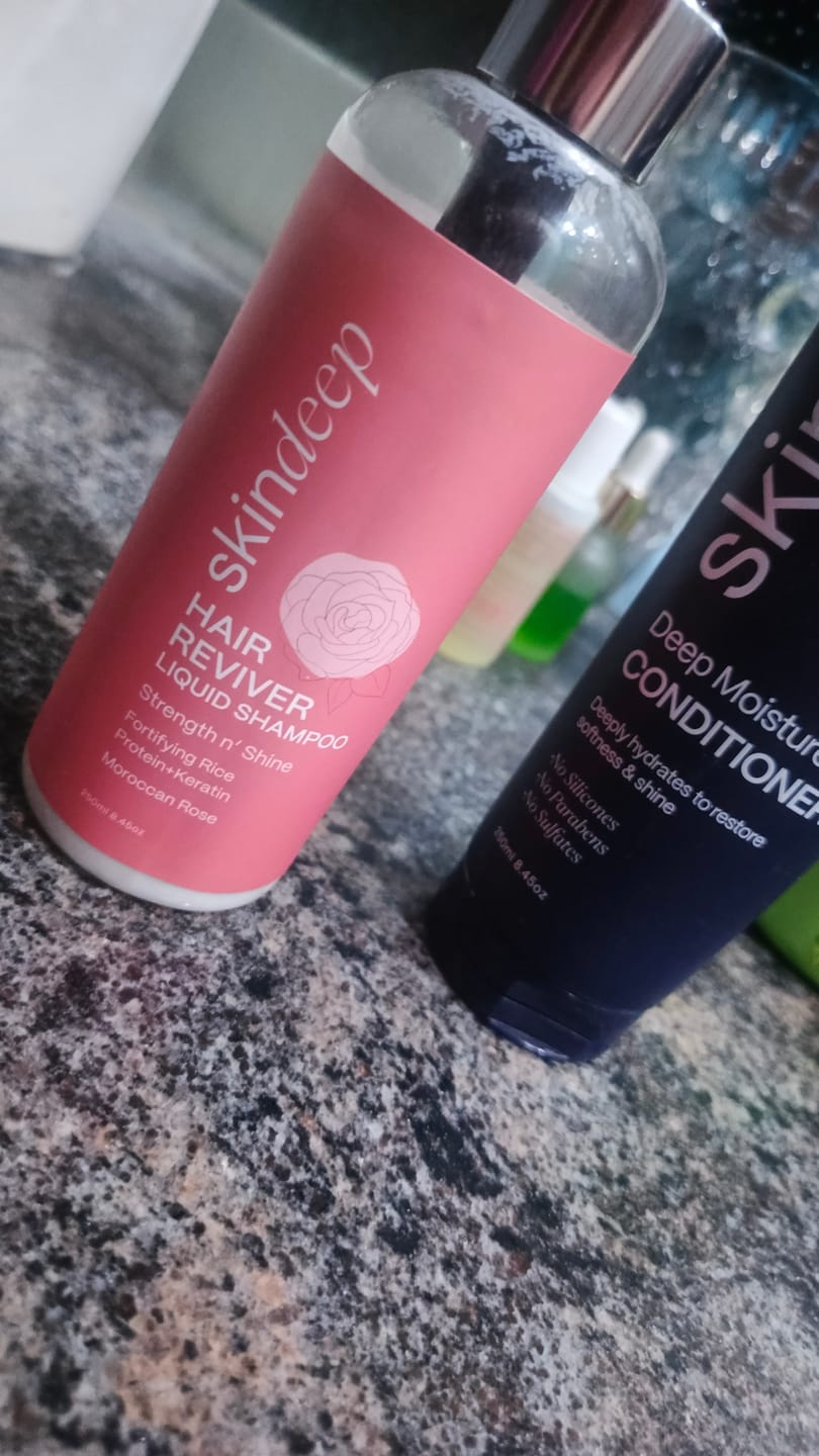 Customer photo review of HAIR REVIVER - Rice Protein Liquid Shampoo