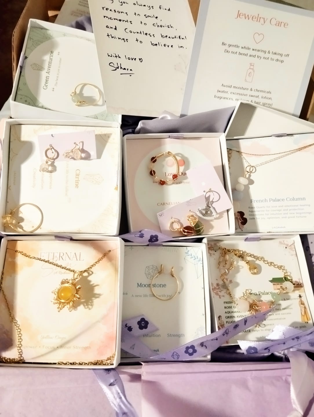 Customer photo review of French Palace Column Necklace