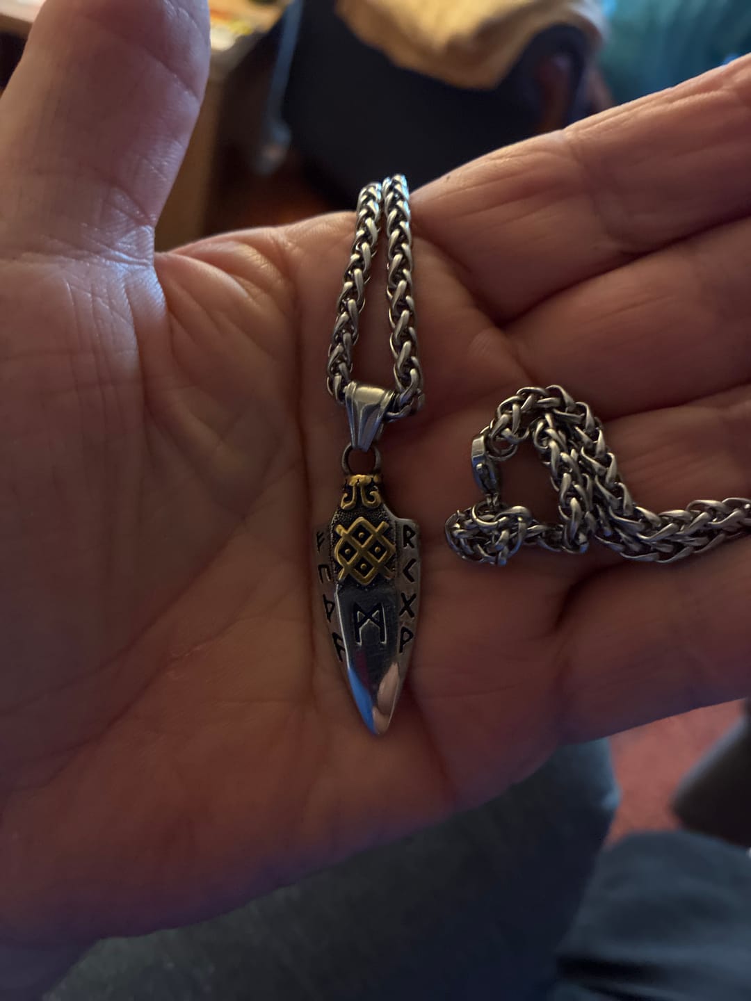 Customer photo review of Gungnir Necklace