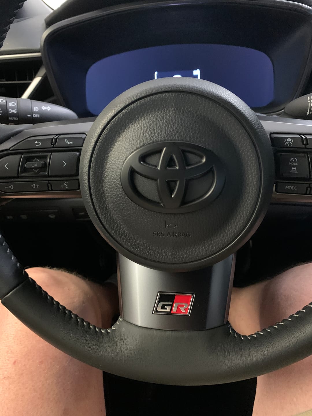 Customer photo review of Steering Wheel Emblem Overlay