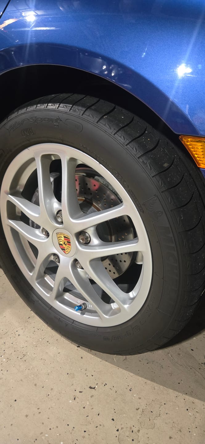 Customer photo review of 80Eighty® Teal Valve Stem Caps