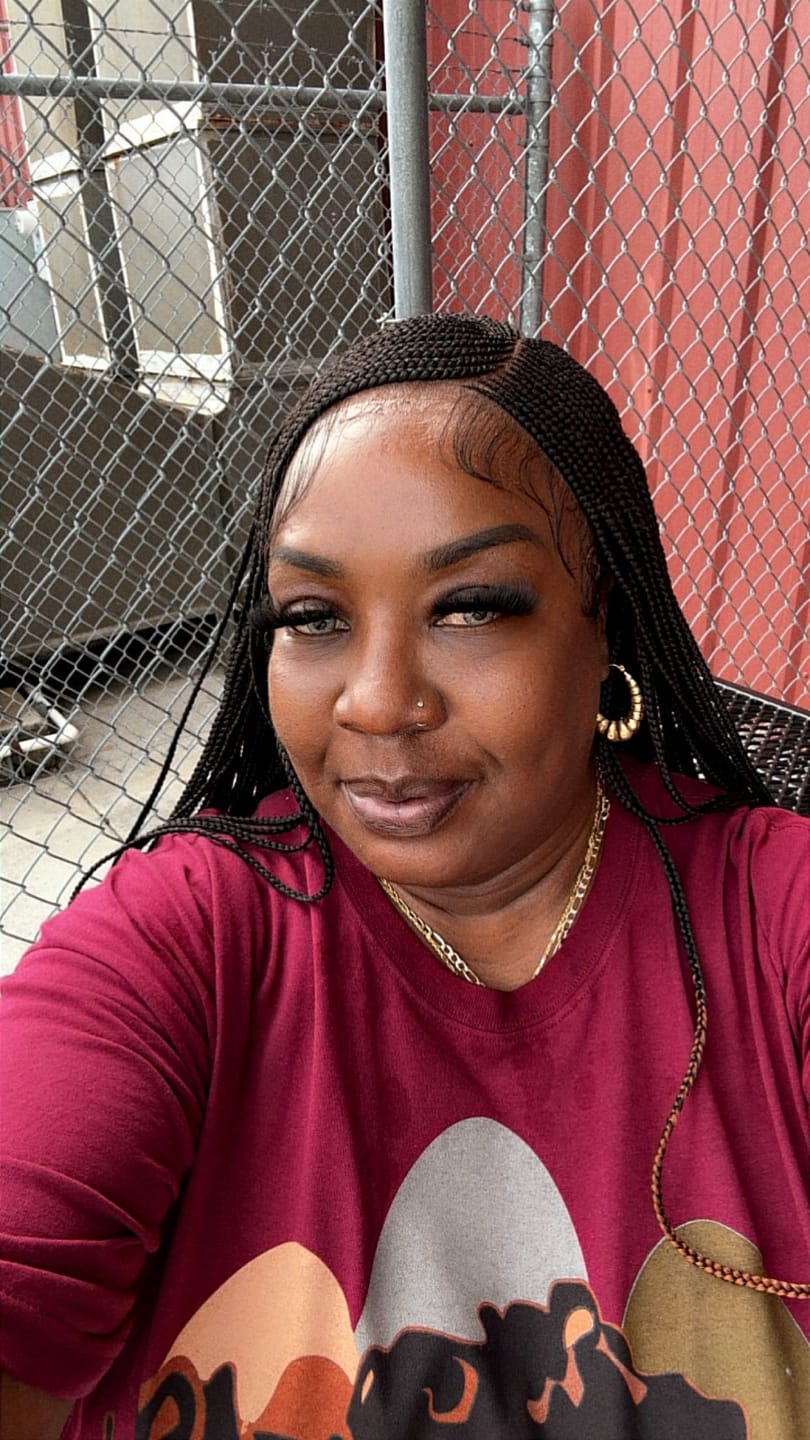 Customer photo review of Cornrow Braided Wig "13 by 6 Lace Frontal" C-cut