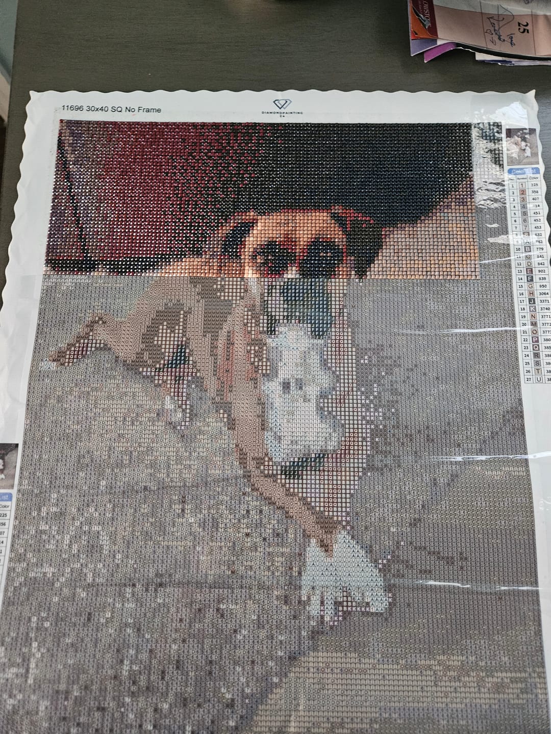 Customer photo review of Diamond Painting - Custom Photo