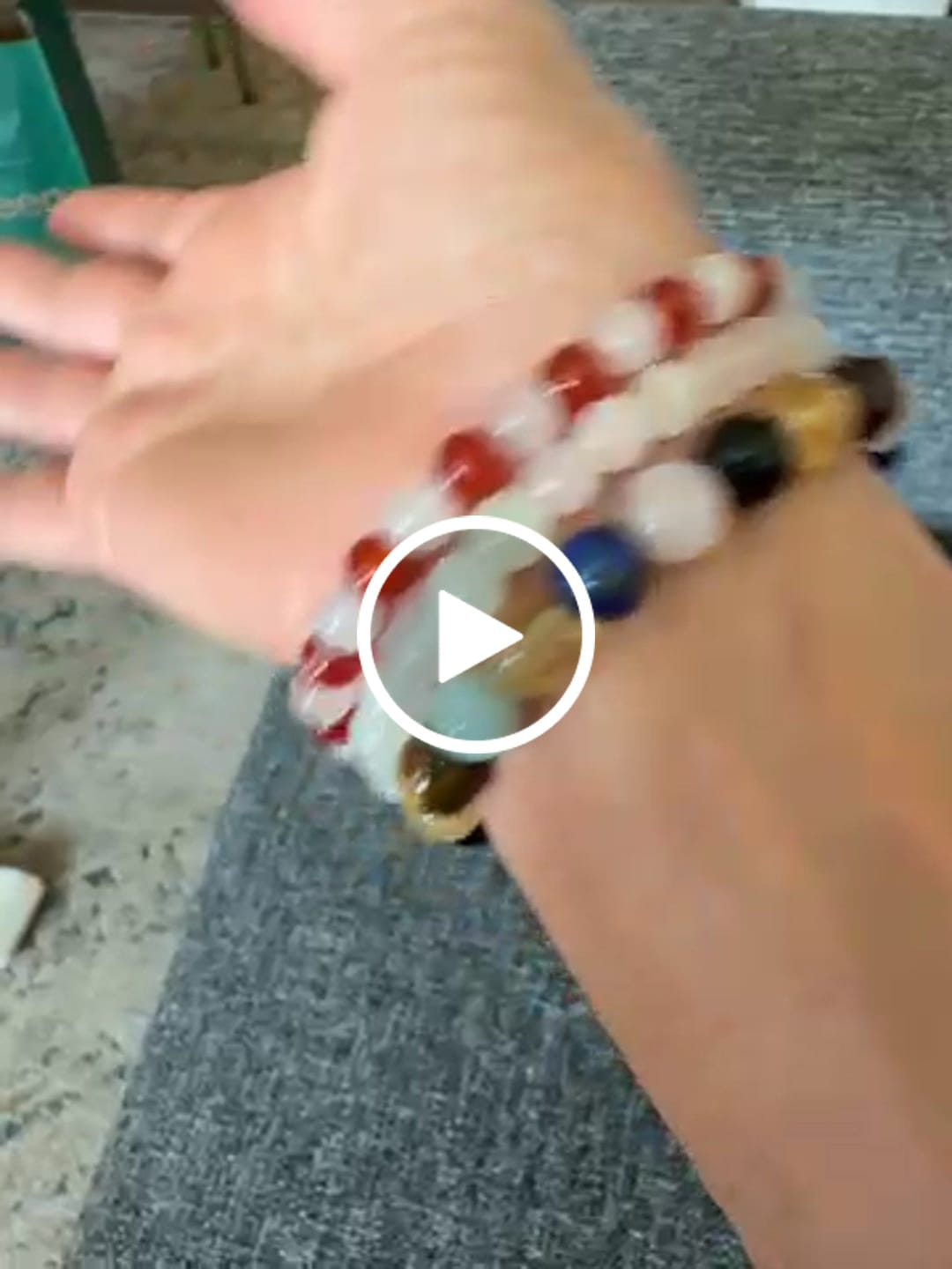 Customer video review of The Pixiu of Fortune and Success Multi Gemstone Bracelet