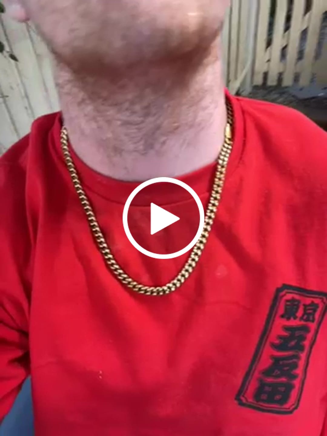 Customer video review of Cuban Chain (Gold) 8mm
