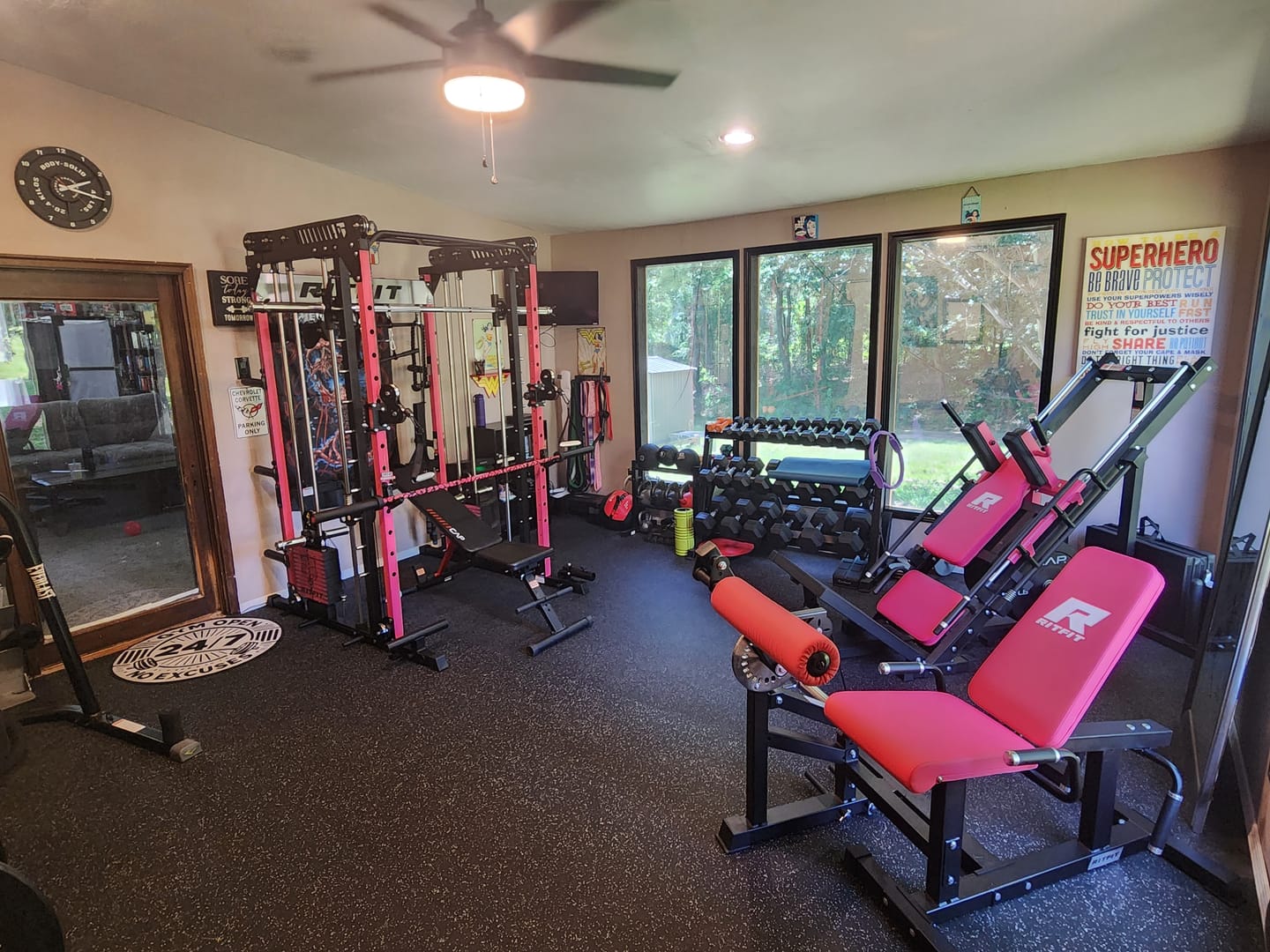 Customer photo review of RitFit Pink PLC01 Leg Extension Curl Machine