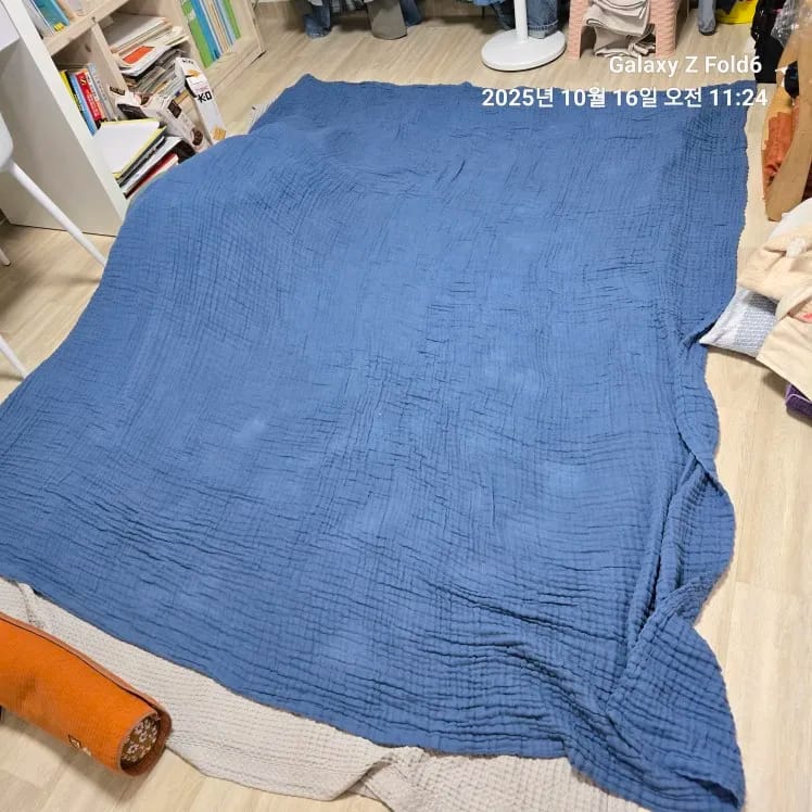 Customer photo review of Kuscheldecke Musselin für jede Jahreszeit