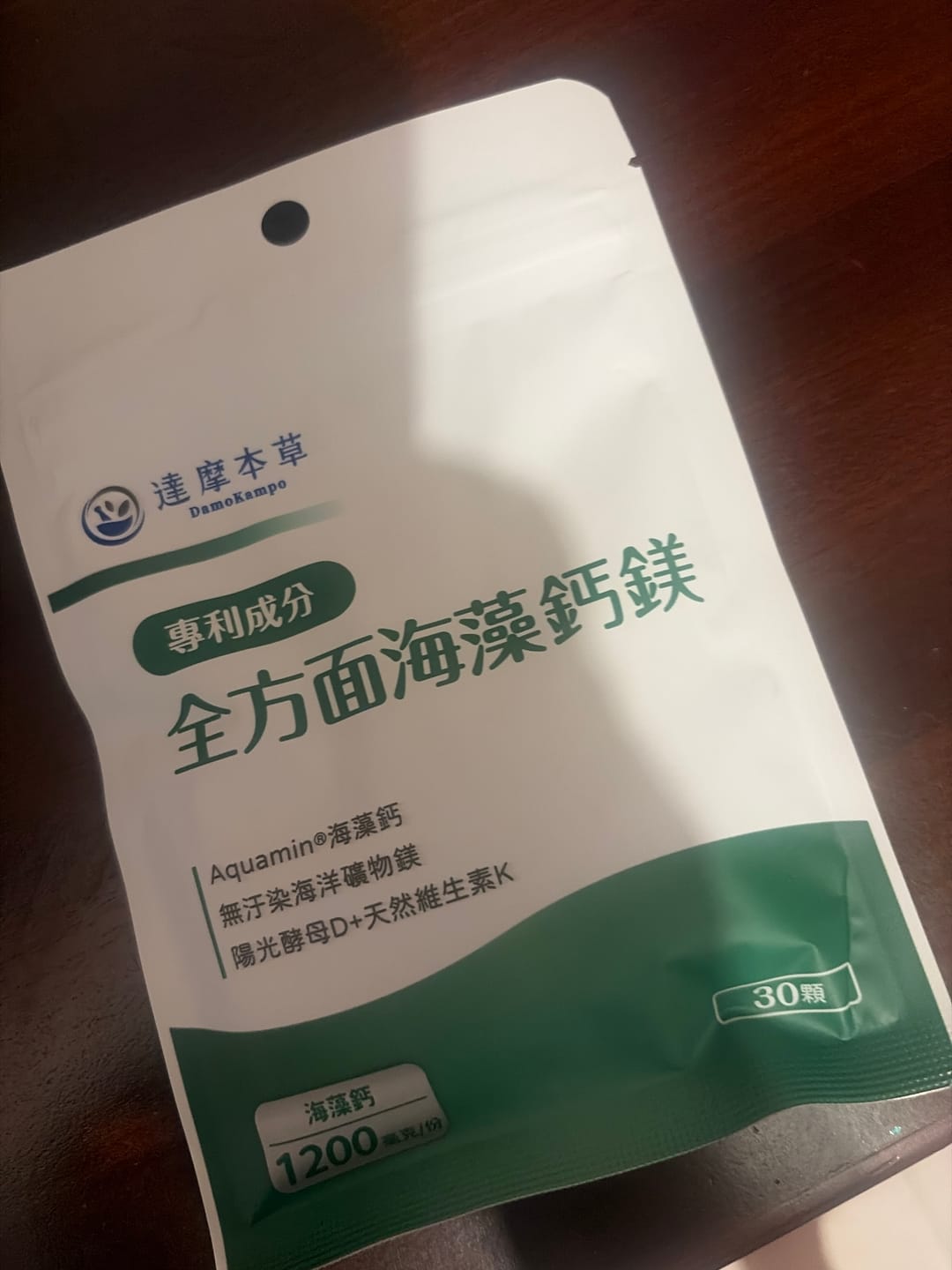 Customer photo review of 達摩本草 全方面海藻鈣鎂複方 30粒