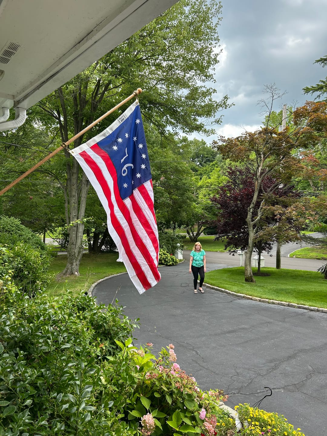 Customer photo review of 3' x 5' Bennington Flag