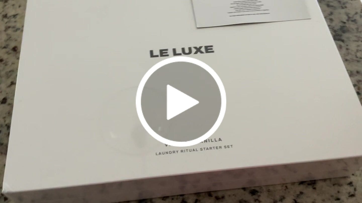 Customer video review of Laundry Ritual Starter Set - Vintage Vanilla