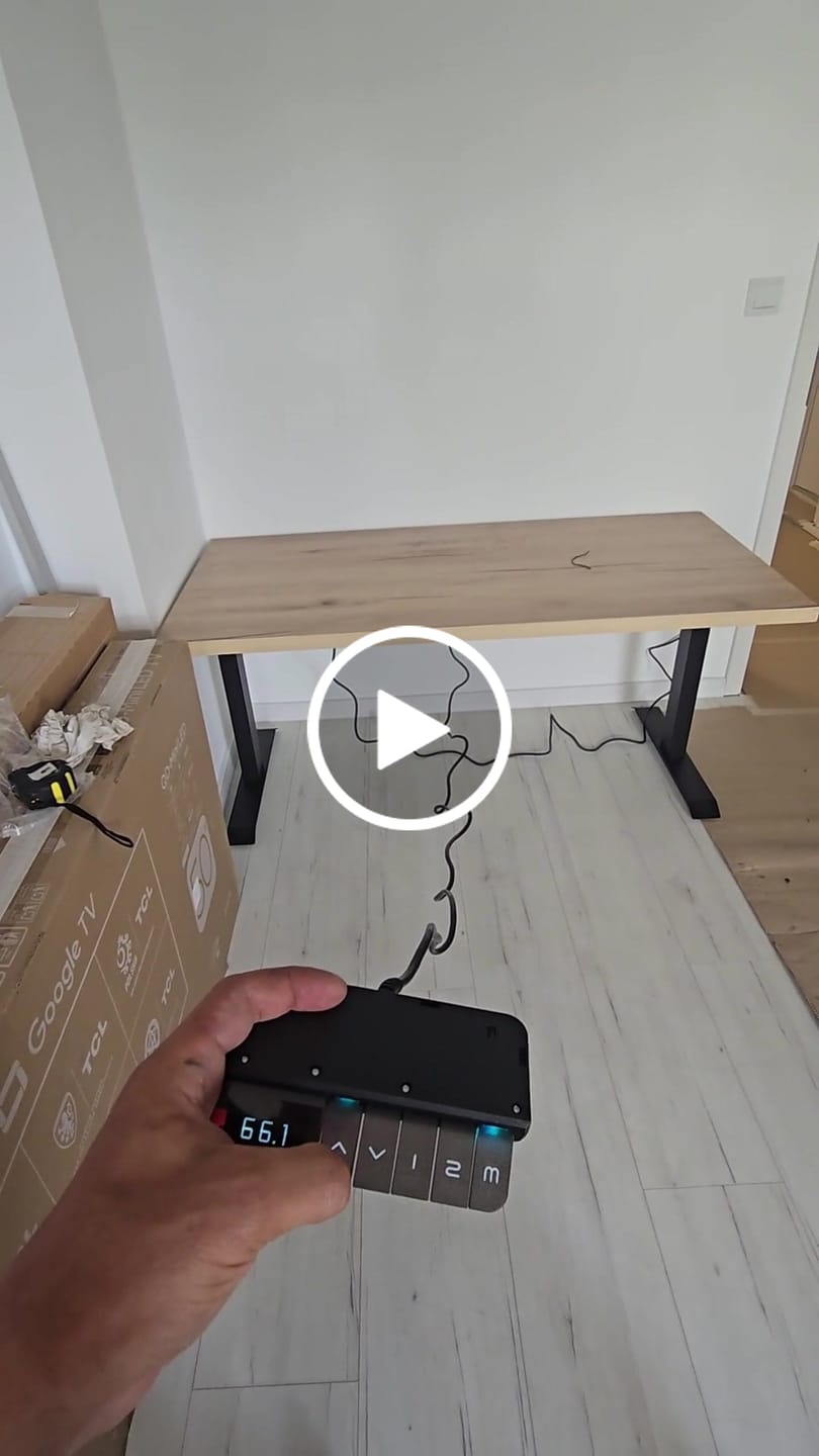 Customer video review of Maidesite T2 Pro Max – Premium Alleskönner Höhenverstellbarer Schreibtisch