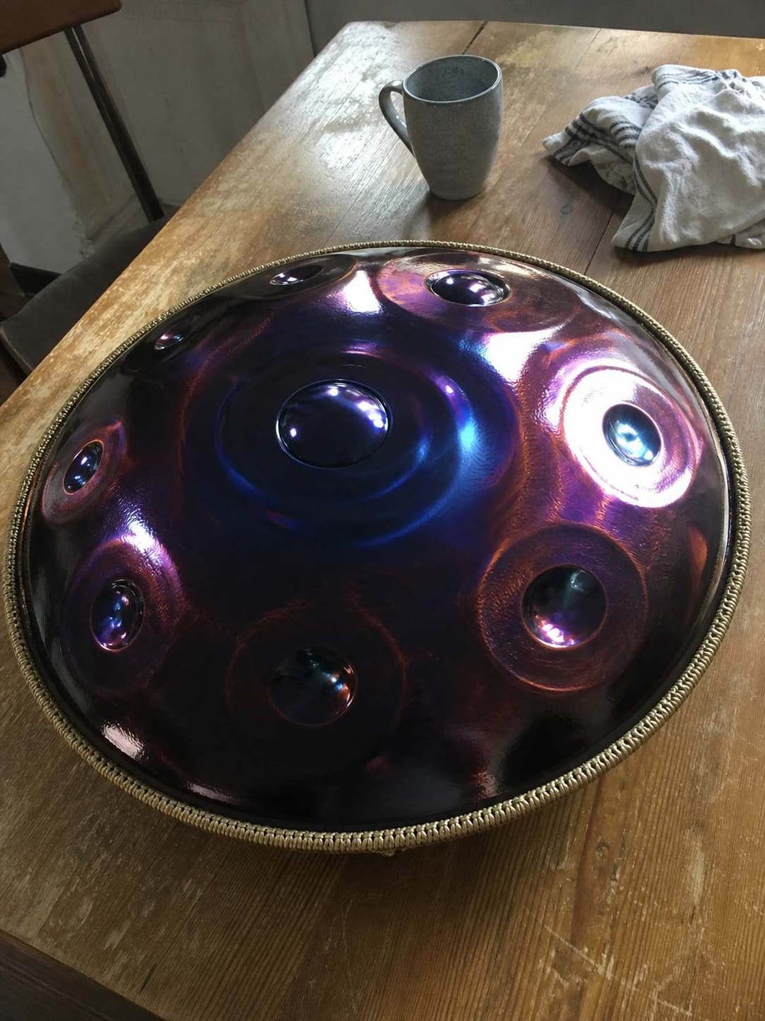 Customer photo review of Handpan Kurd & Keltisch D-Moll 10 Noten – Edelstahl