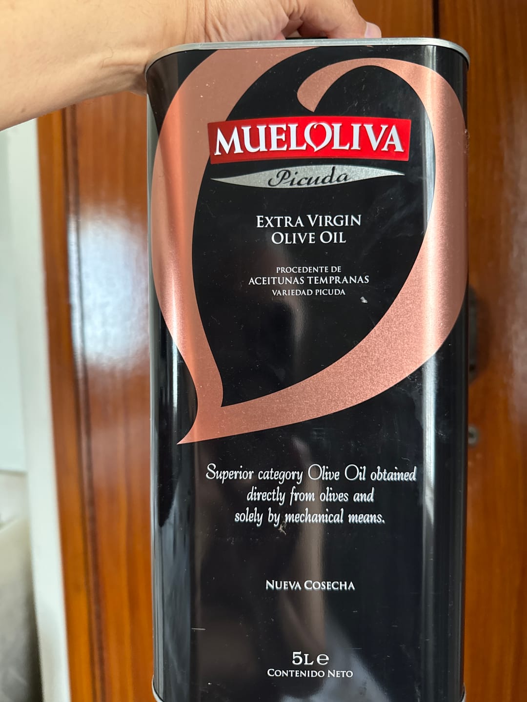 Customer photo review of Picuda Extra Virgin Olive Oil