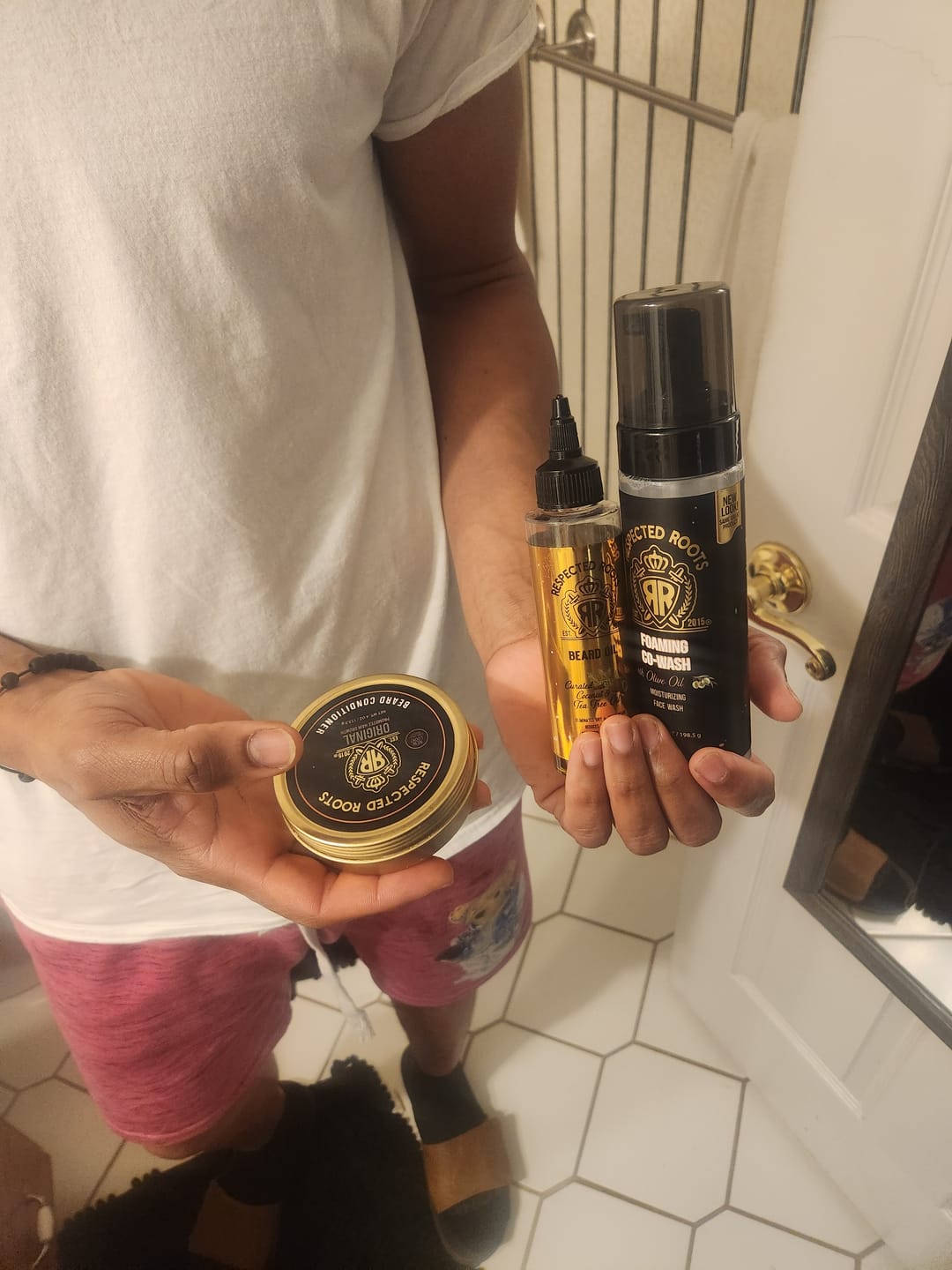 Customer photo review of Beard Care Kit
