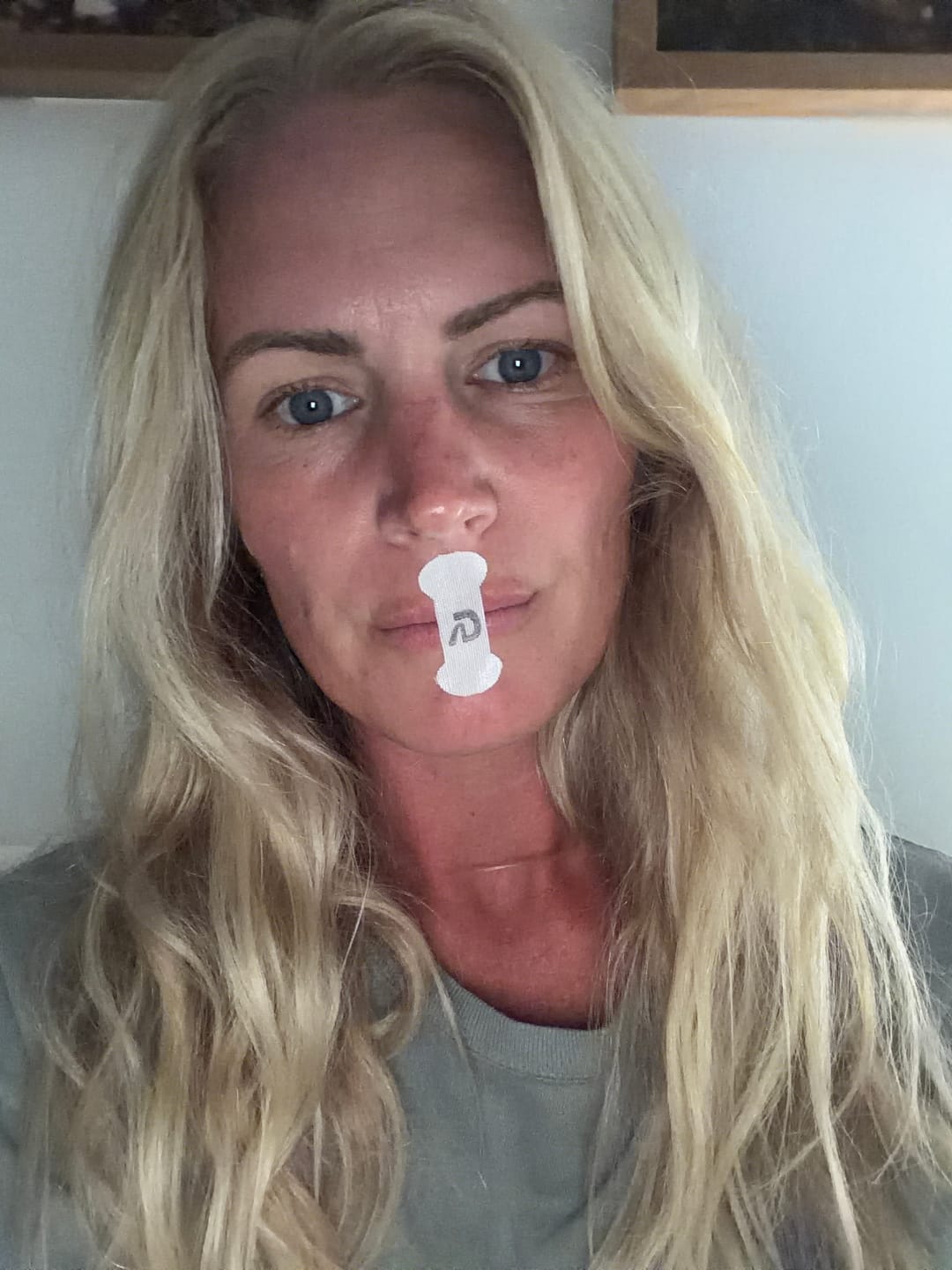 Customer photo review of Dream Mouth Tape Strips