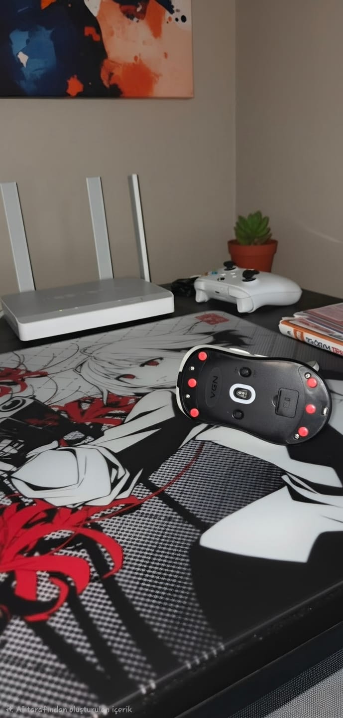 Customer photo review of X-Raypad Obsidian Mouse Skates