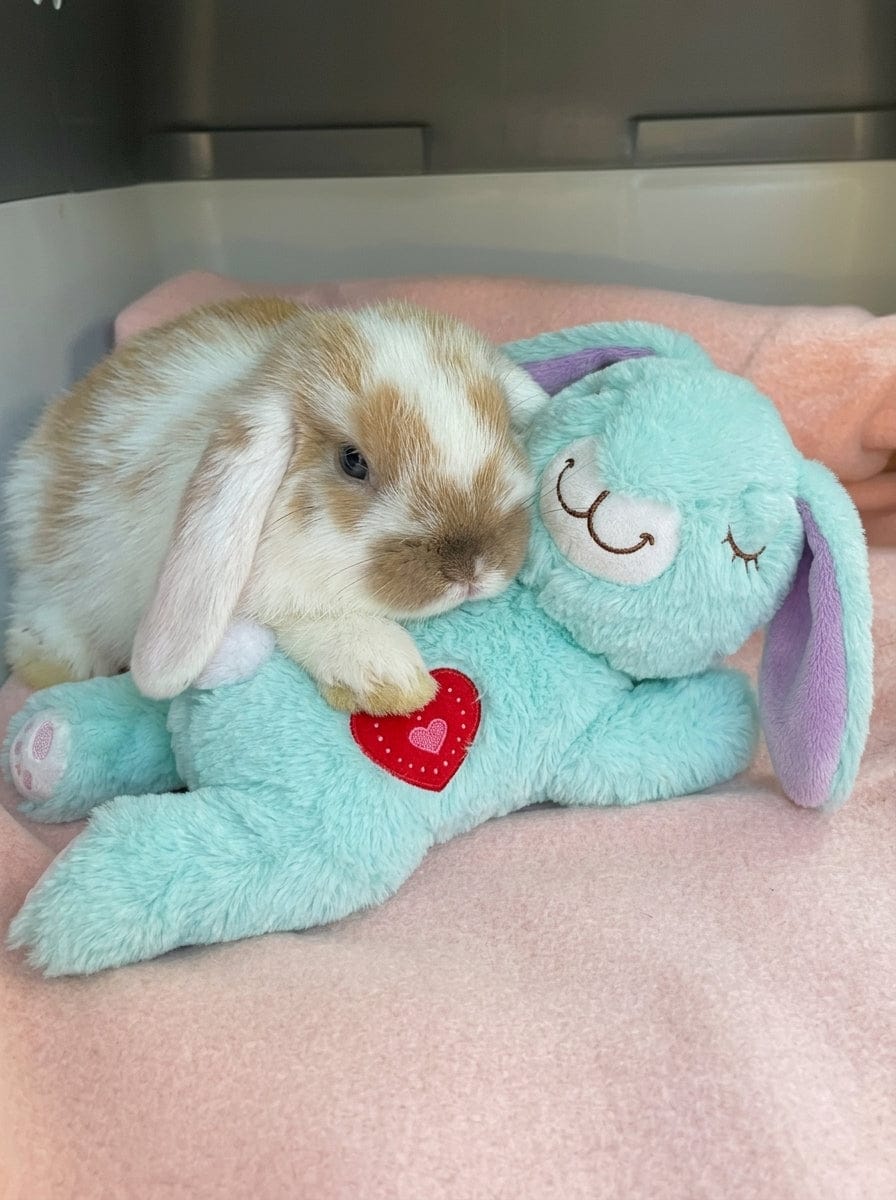 Customer photo review of Calming Plush for Bunnies