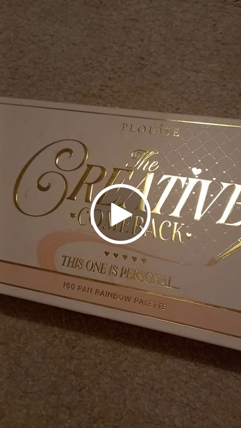 Customer video review of Creative Comeback XXXL Palette