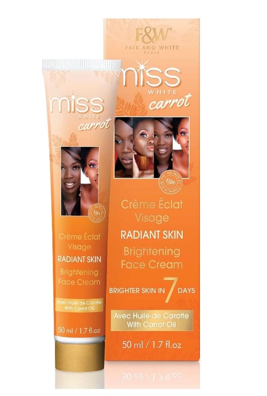 Customer photo review of Miss White Carrot Brightening Face Cream 50ml