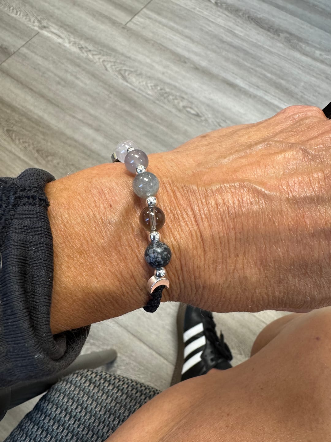 Customer photo review of Moon Phases Crystal Healing Bracelet