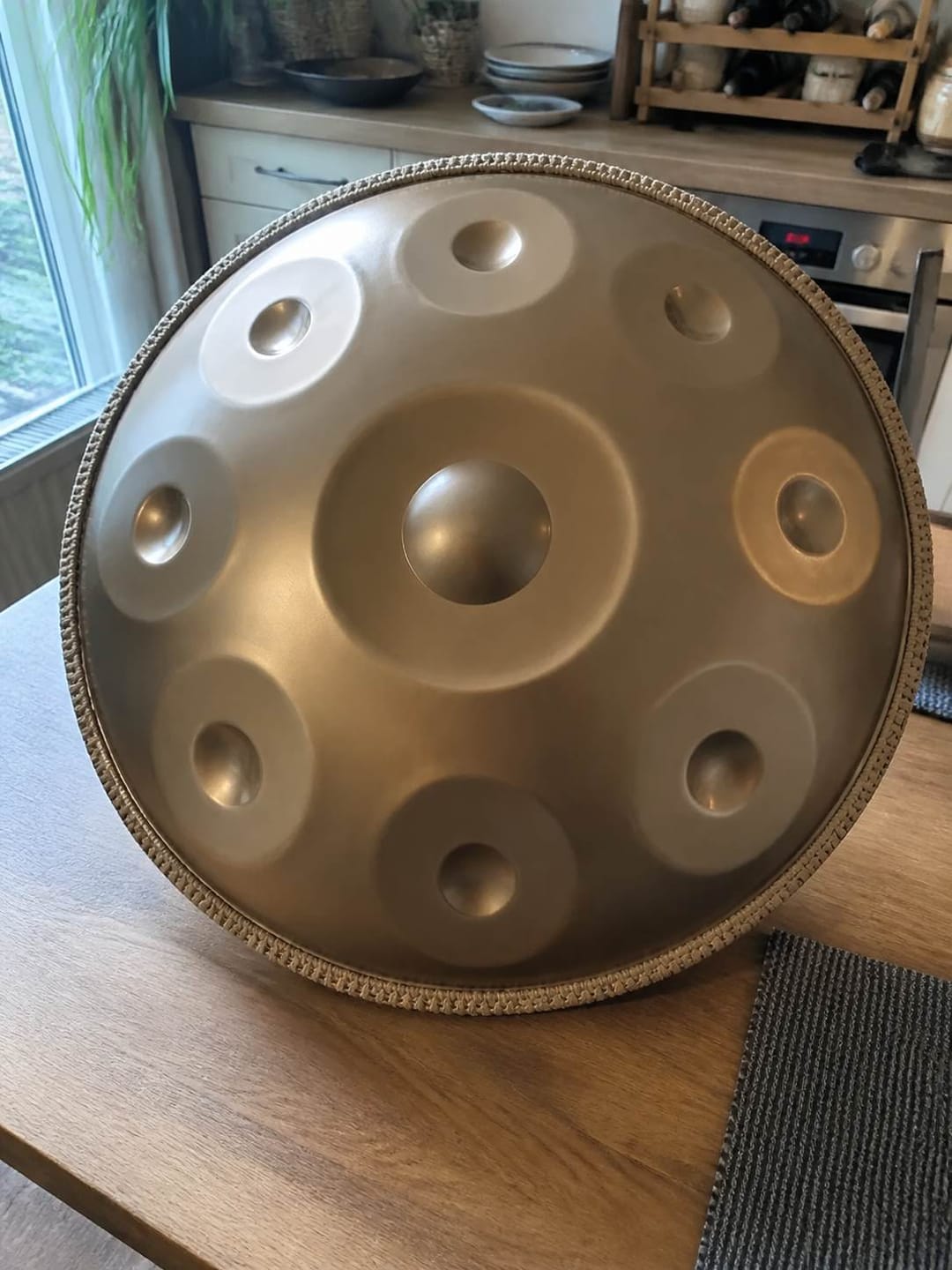 Customer photo review of Handpan D-Moll 9 Noten – Edelstahl, handgestimmt