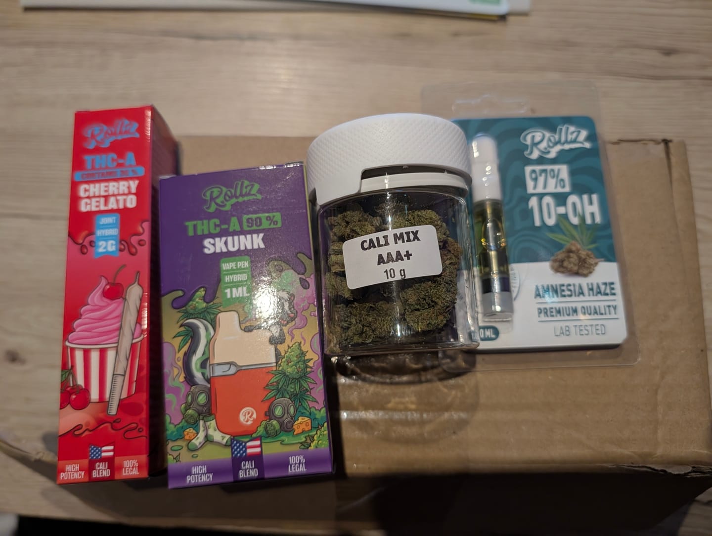 Customer photo review of CALI MIX AAA+ – Premium Selection