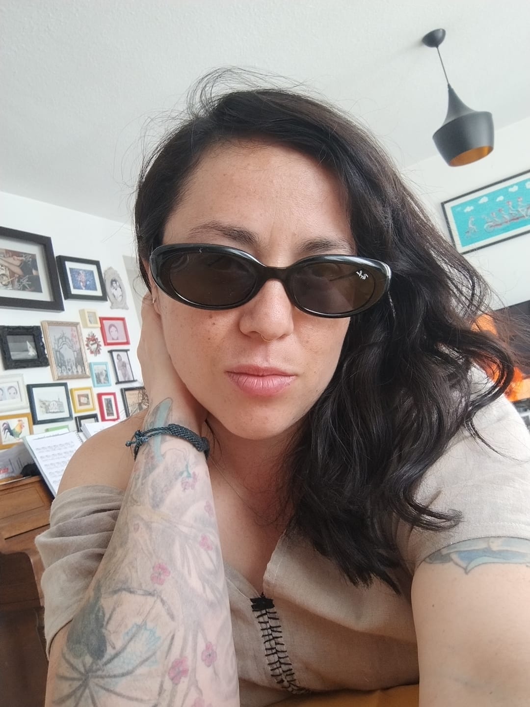 Customer photo review of Lentes De Sol Rb4441D Bio-Based Negro Negro