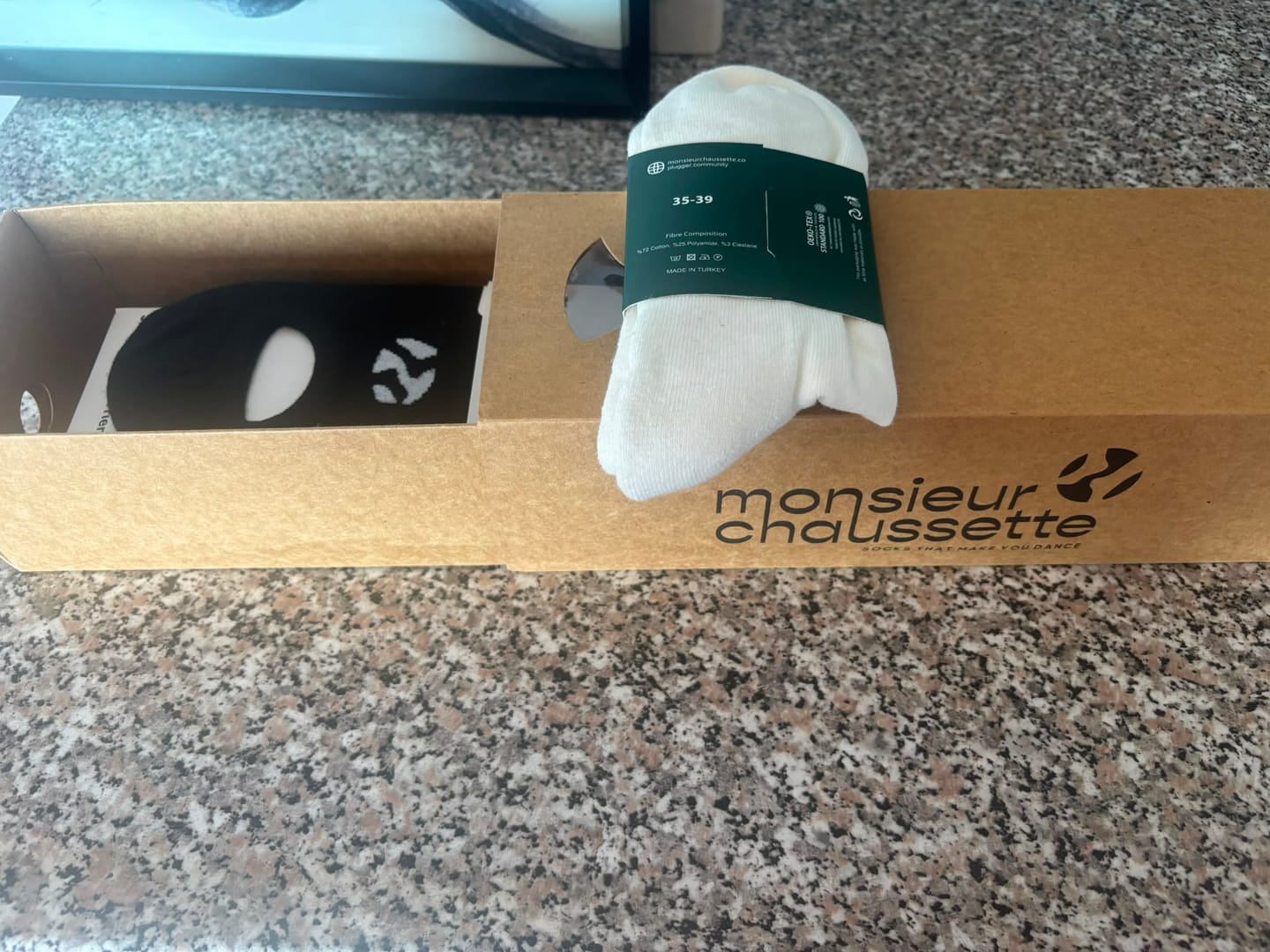 Customer photo review of 8-PACK NO SHOW SOCKS