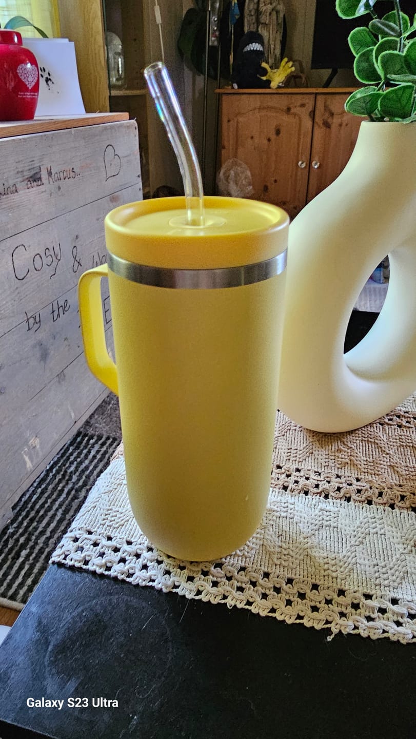 Customer photo review of Qwetch Cold Cup med hank, 600ml