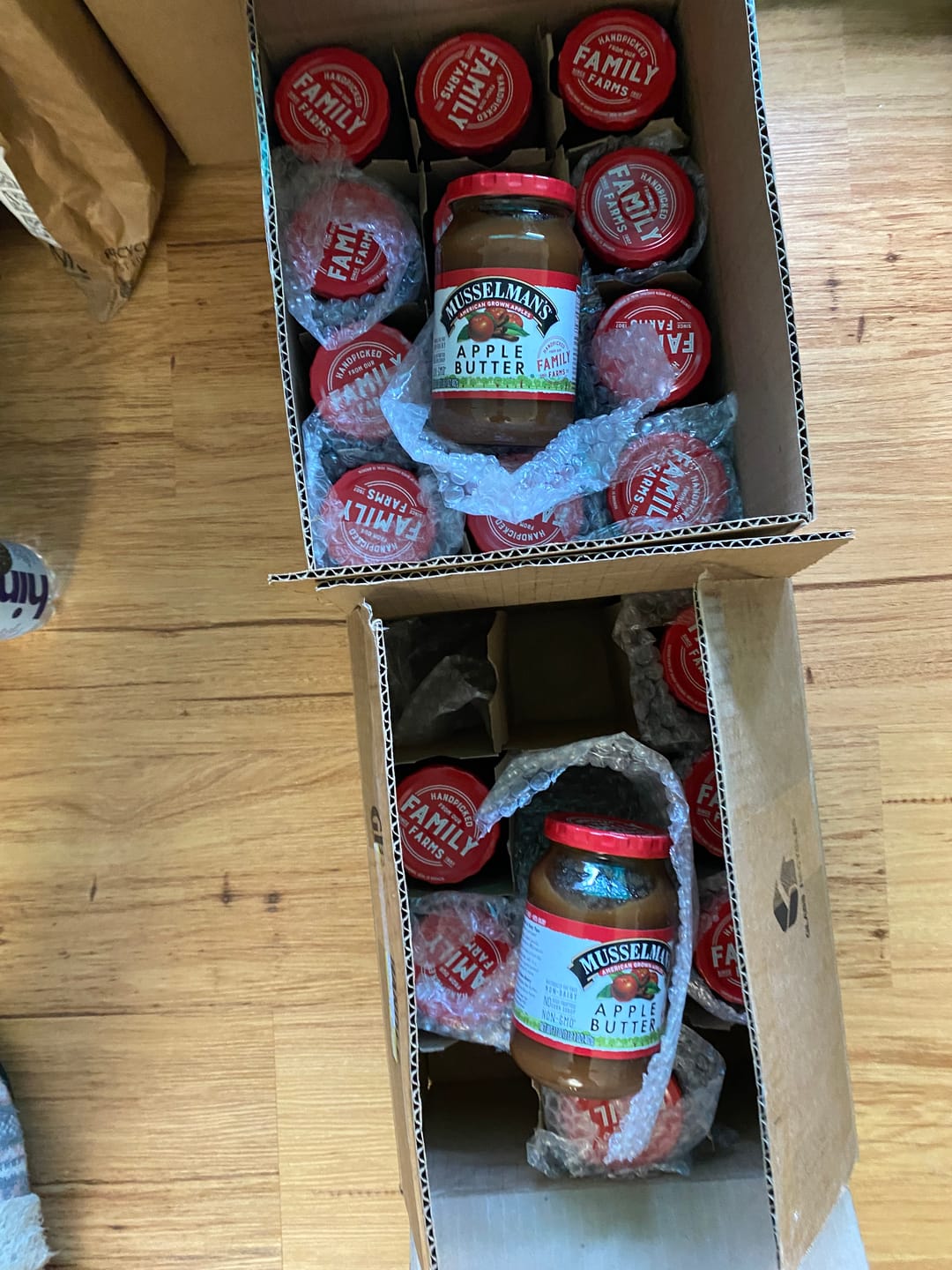 Customer photo review of Musselman's Apple Butter - 17 OZ 12 Pack
