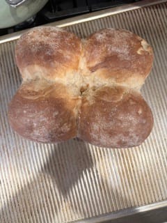 Customer photo review of Stone Oven Bürli Bread