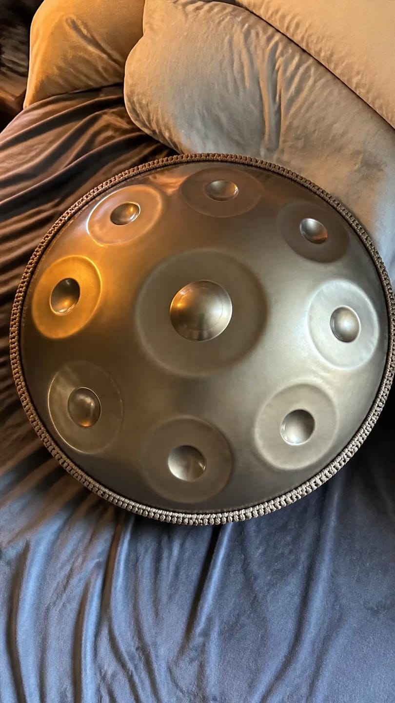 Customer photo review of Handpan D-Moll 9 Noten – Edelstahl, handgestimmt