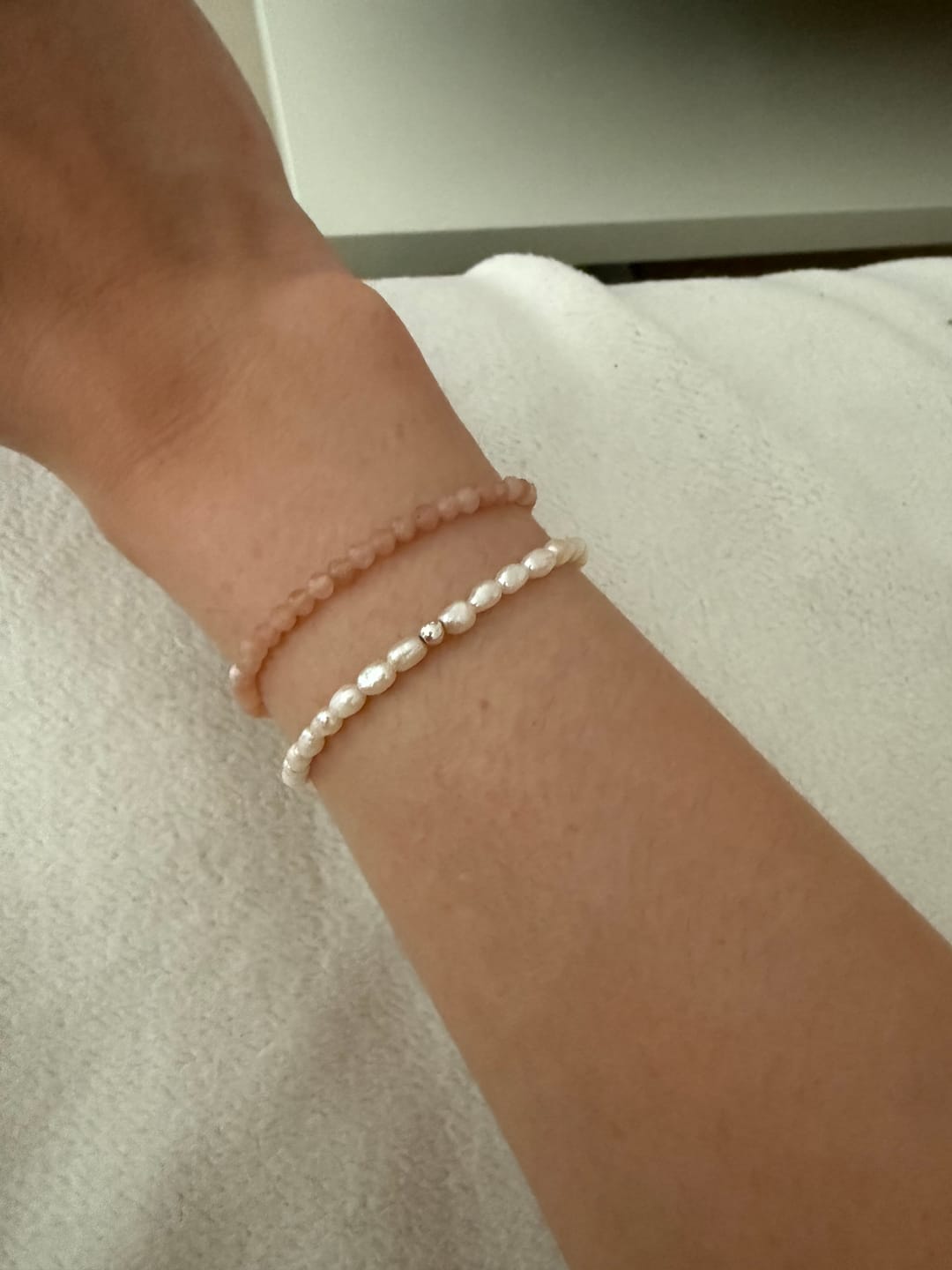 Customer photo review of Gaia Süßwasserperlen Armband