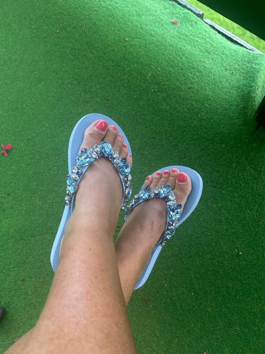 Customer photo review of Flip-Flop / Katja - Hellblau / Modenshow Rückläufer