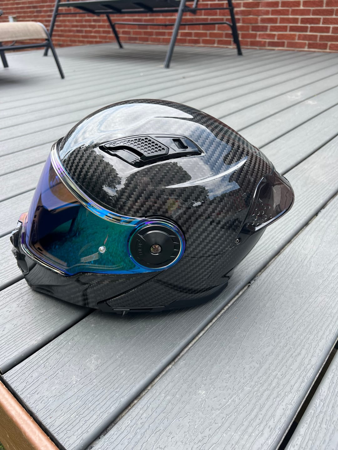Customer photo review of D.O.T. & ECE Daytona C6 PRO- Grey Carbon Fiber