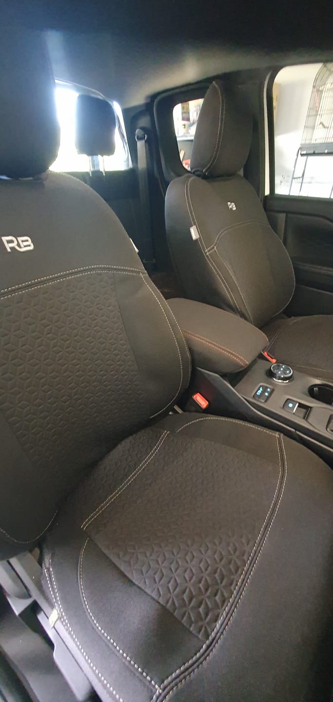Customer photo review of Ford Ranger Super Duty - GP6 Premium Neoprene 2x Front Seat Covers (Available)