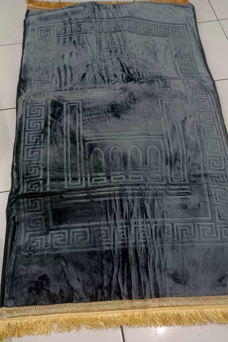 Customer photo review of Ergonomic Prayer Mat with Raised Cushion