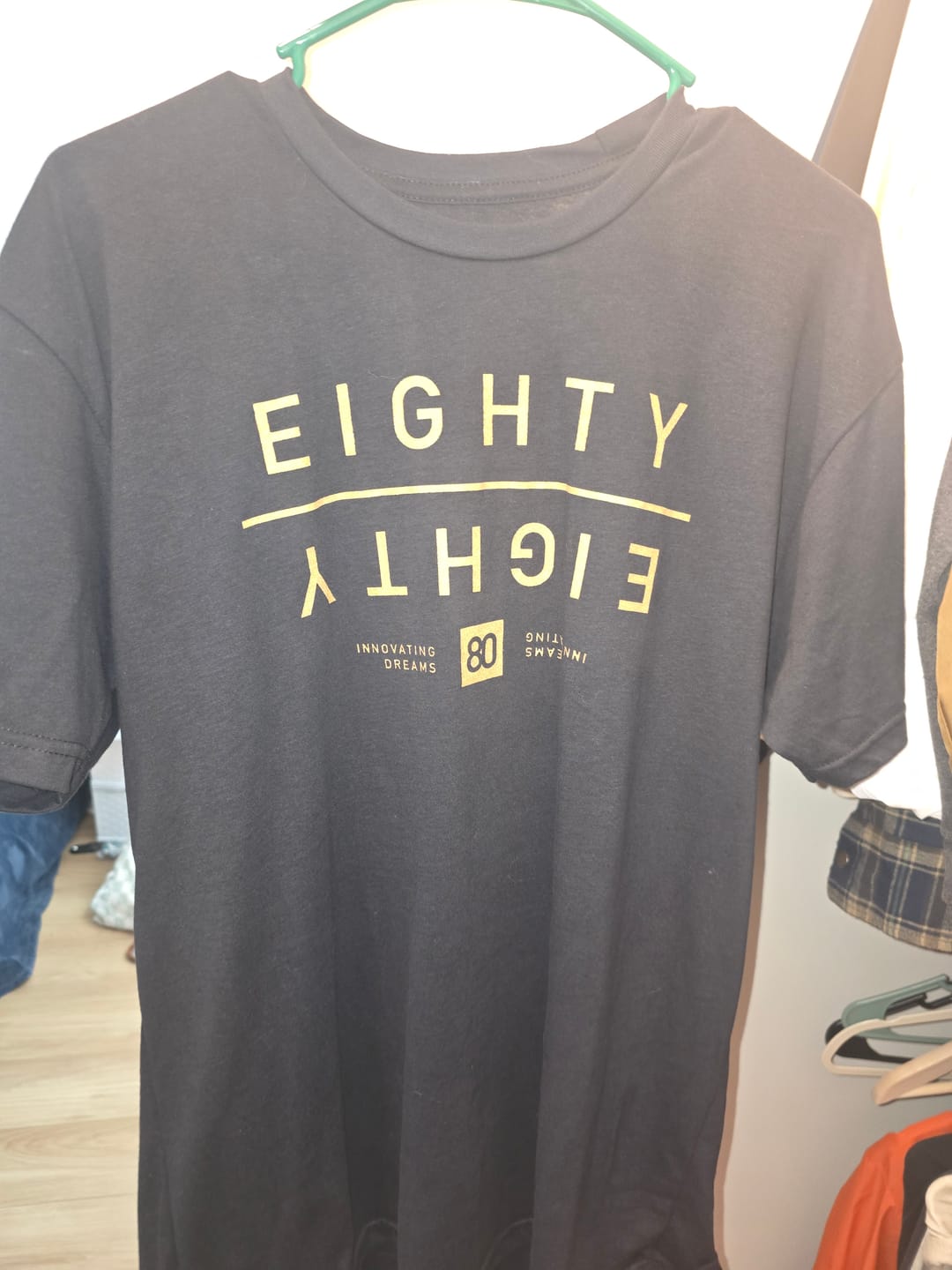 Customer photo review of 80Eighty® Golden MIrror Shirt