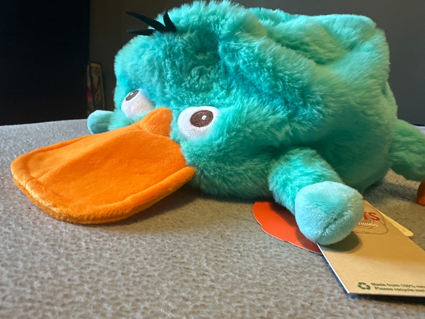 Customer photo review of Disney’s Phineas and Ferb "Perry the Platypus" – Plush Hat