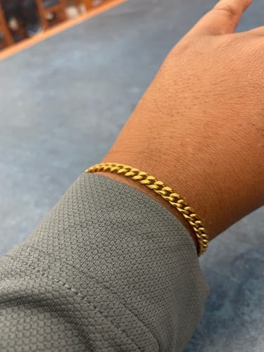 Customer photo review of Mens Cuban Link Bracelet - 5mm