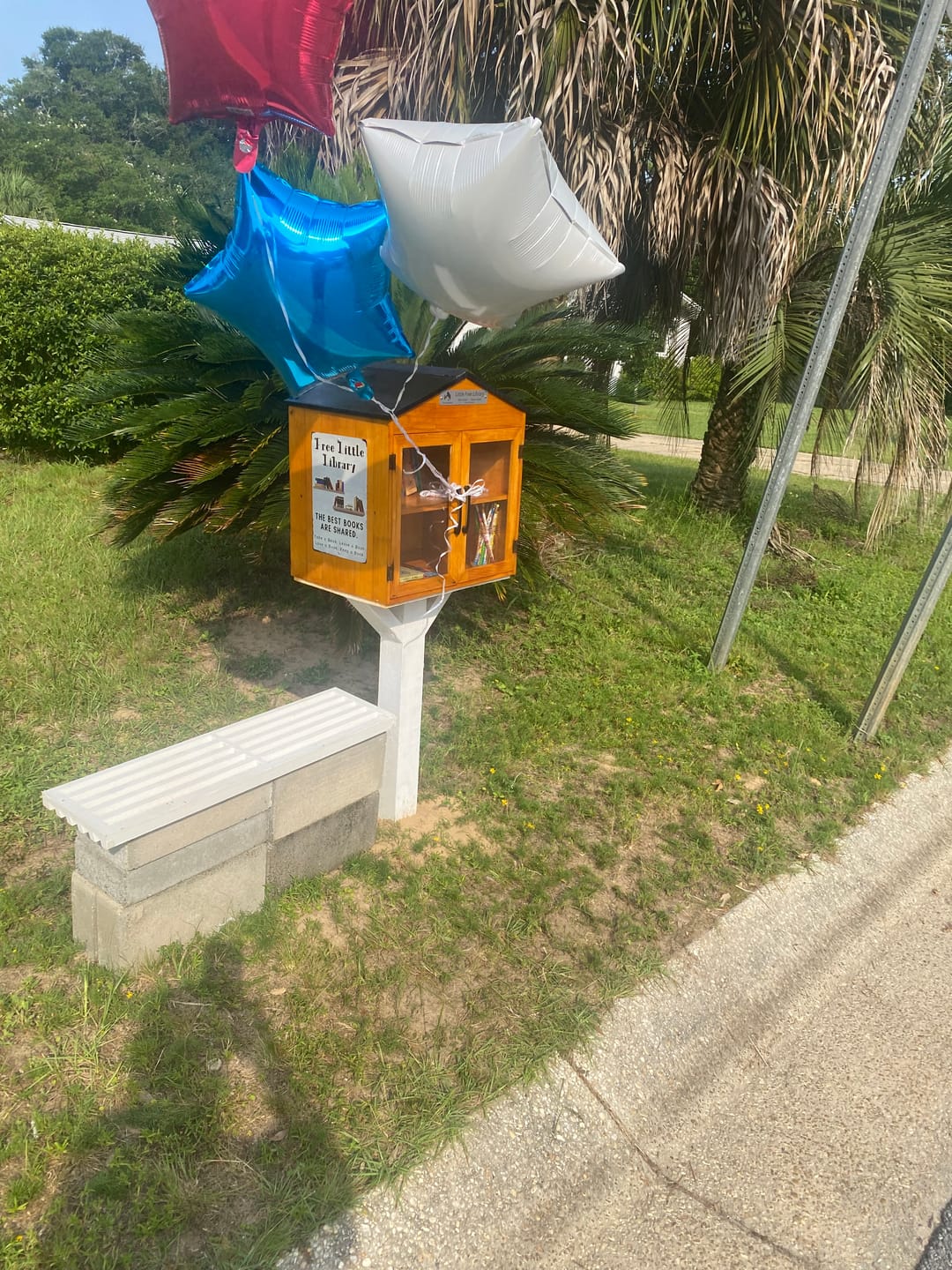 Customer photo review of Little Free Library Official Charter Sign